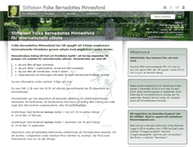 Tablet Screenshot of folkebernadottesminnesfond.se